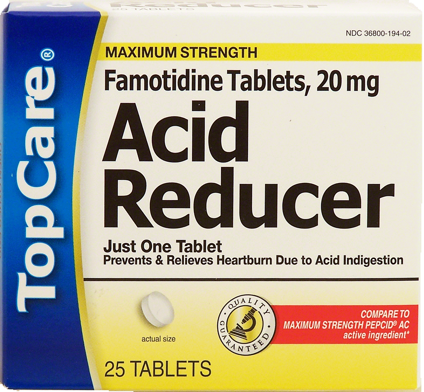 Top Care  acid reducer, famotidine tablets 20-mg tablets Full-Size Picture